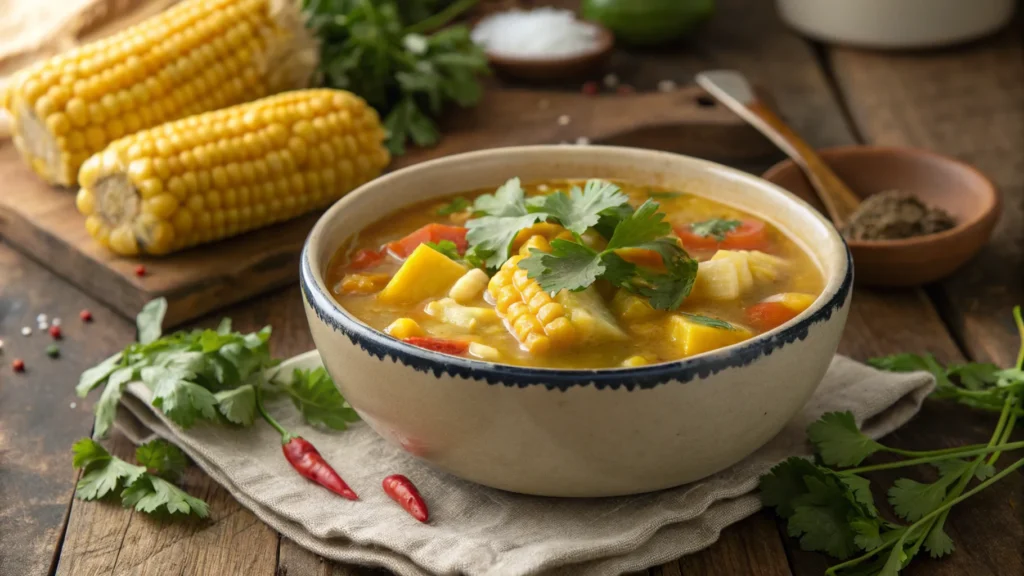 Authentic Salvadoran Corn Soup