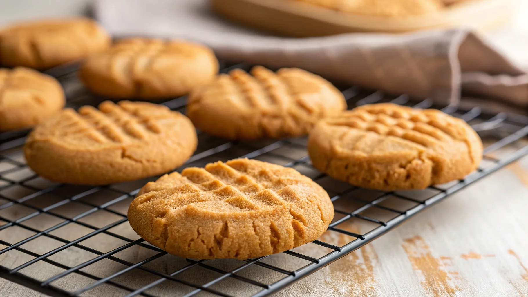 3-Ingredient Peanut Butter Cookies