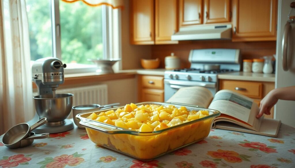 pineapple casserole recipes origin